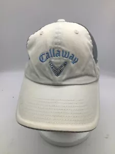 Callaway Golf Women’s White/Gray Mesh Sequins Adjustable Golf Cap H7 - Picture 1 of 5