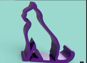 Feline Phone Stand - Picture 1 of 3