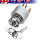 UK Universal Ignition Barrel Key Switch Waterproof Keys Car Bike Boat Kit 12v