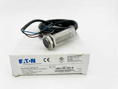 New Eaton E59-M18A108C02-D1 Inductive Proximity Sensor 6-48VDC 300MA - Image 1 of 4