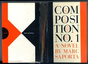 Composition No. 1 A Novel By Marc Saporta American First Printing Clamshell Box - Foto 1 di 5