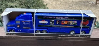 New 2001 Nylint Briggs & Stratton Conventional Sound Machine Semi Truck BLUE - Image 1 of 4