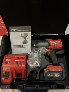 Milwaukee M18ONEFHIWF12-502X 1/2 1898Nm FUEL One Key 1/2 Impact Wrench x2 5.0Ah - Picture 1 of 8