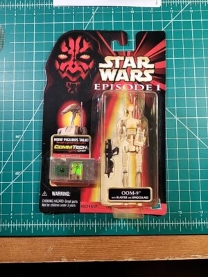 FIGURA DE ACCIÓN STAR WARS EPISODIO I OOM-9 CON RIFLE BLÁSTER COMMTECH HASBRO 1998 Foto 1 de 4
