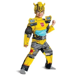 Transformers Bumblebee Muscle Costume Toddler 2T Child Kid Boy Halloween #37642 - Picture 1 of 1