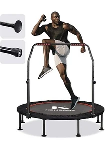 KENSONE 48" Foldable Mini Trampoline, Indoor Trampoline for Kids, Adults Indo... - Picture 1 of 6