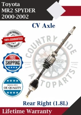 Nuevo eje CV trasero derecho OE para Toyota MR2 Spyder 2000-2002 1,8 L garantía de por vida Foto 1 de 4