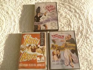 THE DOLLY SISTERS, MY BLUE HEAVEN & HASTY HEART DVD * CLASSIC MOVIES LIKE NEW - Picture 1 of 2