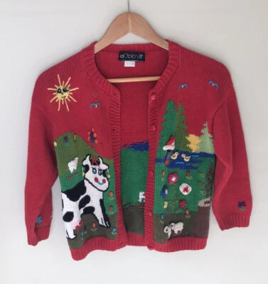 Suéter Accento 100% Lana Alpaca Niños Tejido Botón Delantero 4 Años Más Foto 1 de 4