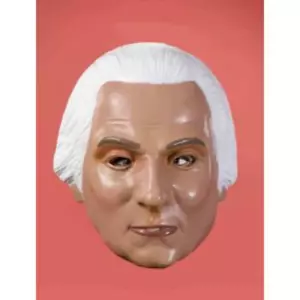 Plastic George Washington Mask - Picture 1 of 1