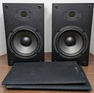 Pair of  Dayton Audio Bookshelf Speakers with AMT Tweeters B652-AIR - WORKING - Picture 1 of 6