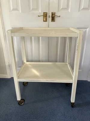 Vintage 1930s Painted Two Level Tea Trolley - Image 1 of 4