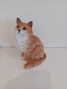 Vintage Beswick Persian Ginger Ceramic Cat Model 1867 - Picture 1 of 5