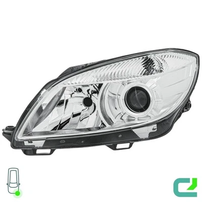 Hauptscheinwerfer links 12 V H7/H7 Halogen HELLA für u.a. SKODA Fabia II - Bild 1 von 4