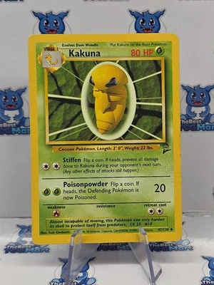 Pokémon Kakuna Base Set 2 47/130 MP  - Image 1 of 2