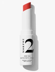 Morphe 2 Good Talk Blotted Matte Lipstick Red Sunset - Picture 1 of 2