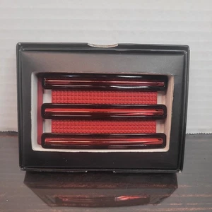 Adidas 3 Bar logo Belt Buckle 3 Stripe Red Black - Picture 1 of 3