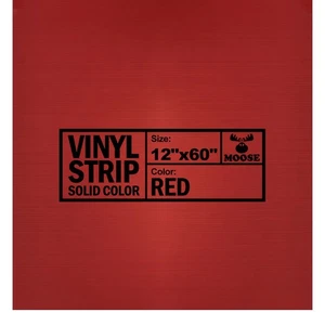 Vinyl Reparaturflicken für aufblasbares Hüpfhaus 12x60 Zoll rot Vinyl ohne Kleber - Bild 1 von 3