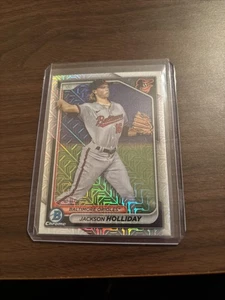 2024 Bowman - Chrome Prospects Jackson Holliday #BCP-47 Mojo Refractor (RC) - Picture 1 of 2