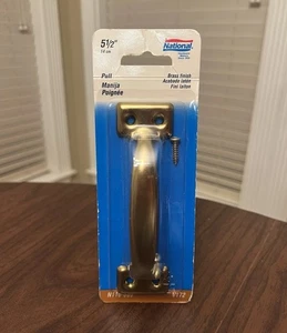 National 5 1/2" Messing Finish Stahl Türgriff N116-889 V172 Gold Hardware - Bild 1 von 11