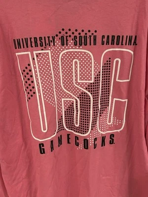 New South Carolina USC Gamecocks Champion Hot Pink Long Sleeve Tee Shirt Large - Image 1 of 4