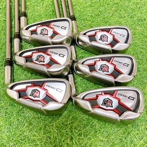Wilson Staff D-200 Iron Set 6pcs 5-9,P UST ELEMENTS CHROME Flex R - Picture 1 of 4