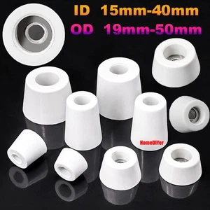 White Rubber Feet Pads With Washer Rubber Bumper Anti-Vibration Foot Pad Damping - Picture 1 of 19