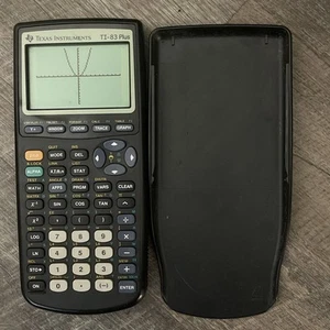 Texas Instruments Ti 83 Plus Graphing Calculator w/ Cover *Some Light Scratches* - Picture 1 of 4