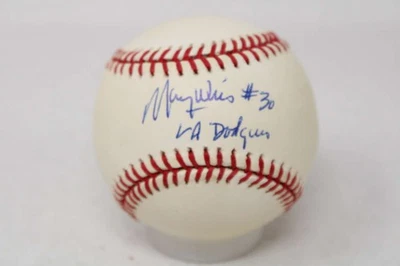 Maury Wills PSA/DNA Authenticated Auto Signed Baseball Dodgers  LA #3 ID: 500682 - Image 1 of 4