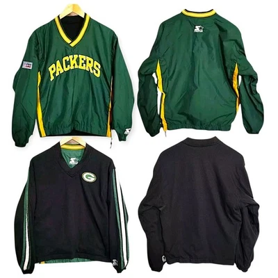  Двусторонняя ветровка Pro Line Starter куртка с подкладкой молодежная L Green Bay Packers  - Изображение 1 из 4