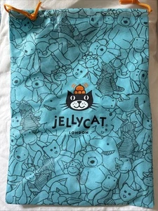 Jellycat London Sack Drawstring Gift Dust Bag 11x15 inch Blue Bag Only - Picture 1 of 3