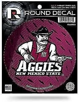 New Mexico State University Aggies 4 Inch Round Sticker Decal Flat Vinyl Full... - Image 1 of 1