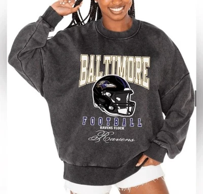 Женская флисовая толстовка большого размера Gameday Couture Baltimore Ravens XXL черная - Изображение 1 из 2