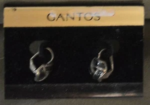 Gantos Ohrringe schwarz und silber *neu mit Etikett* - Bild 1 von 2
