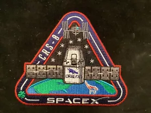 SPACEX CRS-8 DRAGON AUTHENTIC PATCH - Picture 1 of 2
