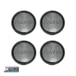 4 x Status Alloy Snap In Wheel Center Cap Chrome 1006-52GBP - Picture 1 of 1