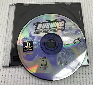 Burning Road Sony PlayStation 1 1996 Just Game tested - Picture 1 of 3