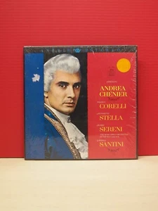 Sealed 12" 3xLP Box Set Santini / Giordano Andrea Chenier Angel Stereo C/L 3645 - Picture 1 of 5
