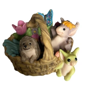 Original Pocket Dragons “Gardening Basket” Collectors Special 6” Vintage - Picture 1 of 8
