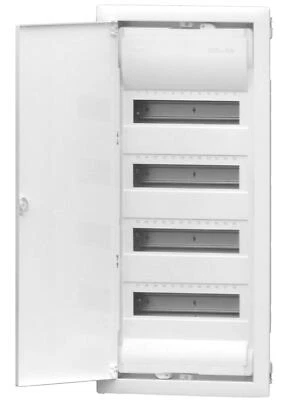 Hager Hohlwand Verteiler 4-reihig mit Tür 48TE VH48NC - Bild 1 von 3