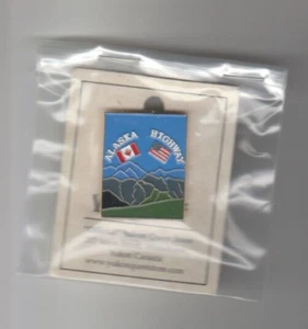 Alaska Highway Emaille Anstecknadel NEU - Bild 1 von 1