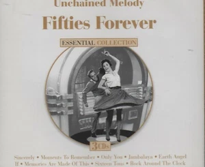 MUSIC CD 1950's MUSIC UNCHAINED MELODY FIFTIES FOREVER / 3 DISCS - Foto 1 di 2