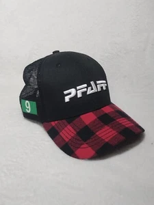 PFAFF Motorsports Motul 9 Official Craton Hat Race Team Red Plaid Black - Picture 1 of 6