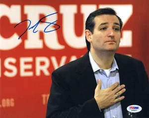 TED CRUZ SIGNED AUTOGRAPHED 8x10 PHOTO 2016 PRESIDENTIAL CANDIDATE PSA/DNA - Picture 1 of 2