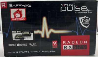 AMD Radeon RX560 4GB GDDR5 Video Card 4GBD5, HTF (in RX570 Box) Great Condition! - Image 1 of 4