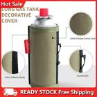 Long Gas Canister Cover Outdoor Camp Fuel Cylinder Tank Case (Army Green)