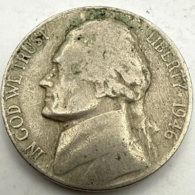 1946 D BU Jefferson Nickel, DDR Errors, Beautiful Error Coin - Image 1 of 2