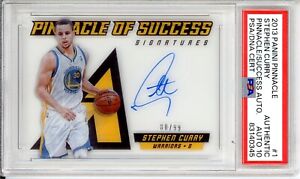 2013 Panini Pinnacle Stephen Curry On Card Auto /99 Authentic Auto 10 Acetate
