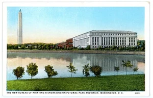 Postal Washington DC Oficina de Impresión y Grabado Potomac Park Sin Publicar - Imagen 1 de 2