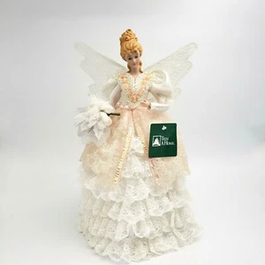 Trim A Home Porzellan Engel Puppe Blumenstrauß Perlen, Pailletten, Spitze Neu aus altem Lagerbestand - Bild 1 von 7